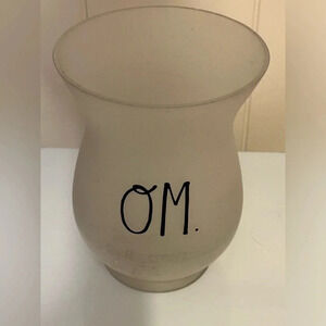 ‘OM.’ Rae Dunn Zen/Flower Pot/Vase/Floral/Yoga/Decor/Home Accent/Office